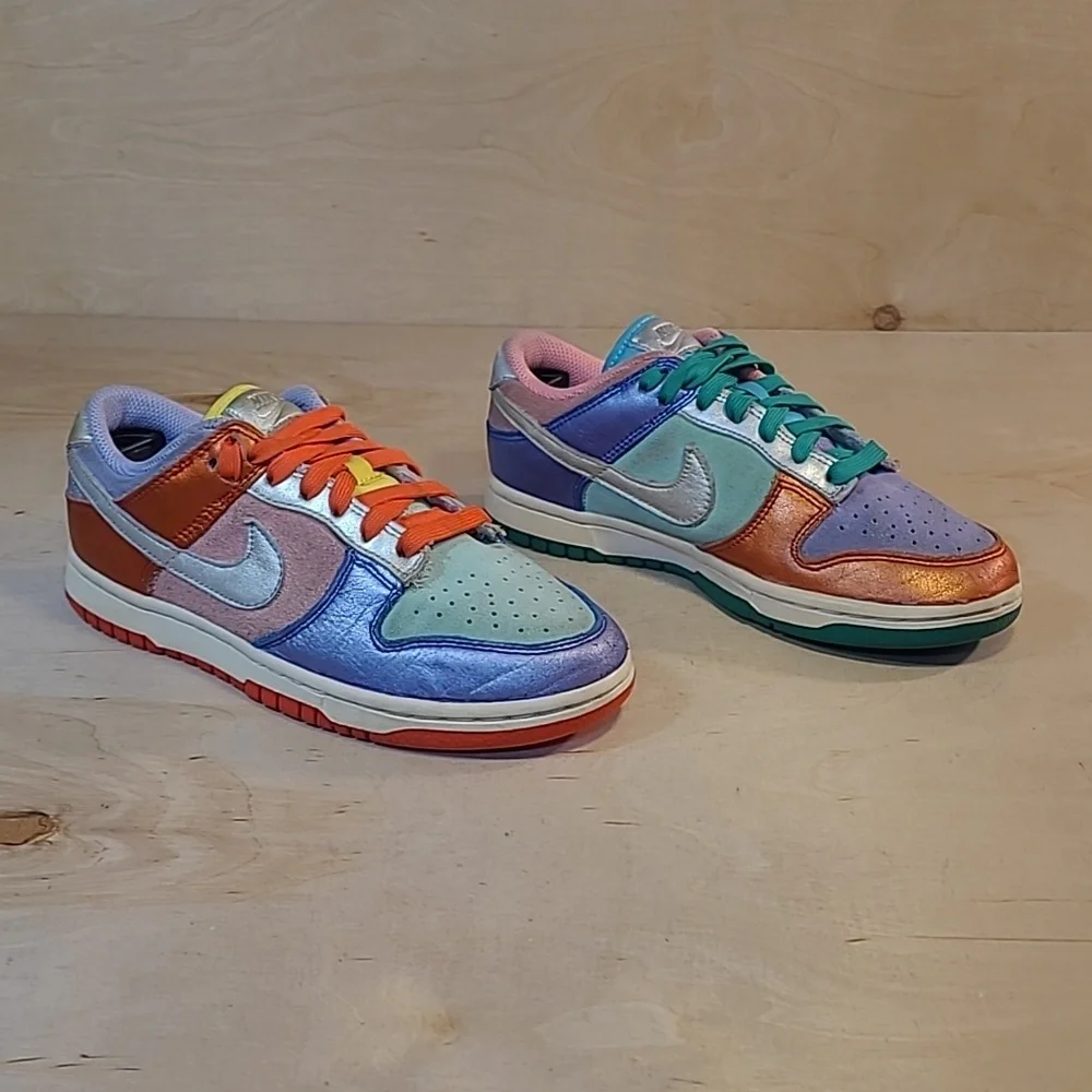 Nike Dunk Low Sunset Pulse Sneakers - Picture 2 of 10